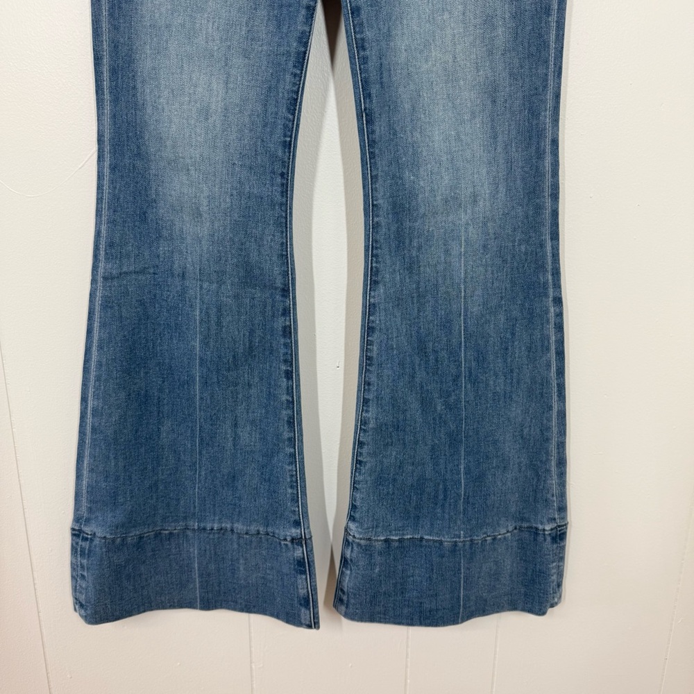 Commense High Rise Wide Leg Flare Jean - Picture 7 of 16